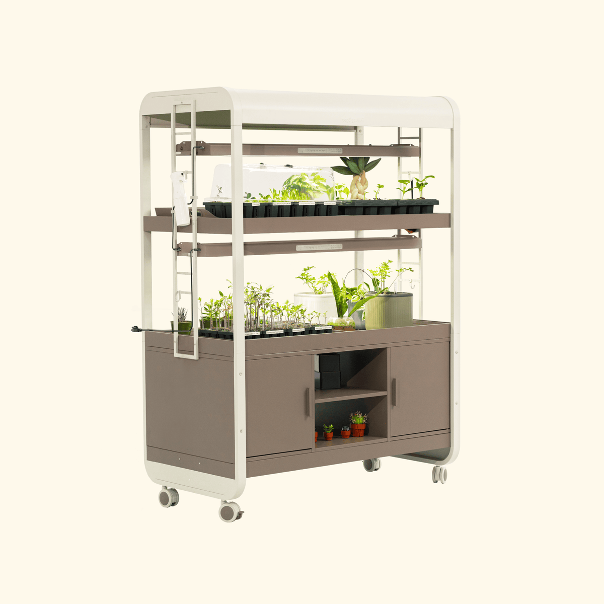 Product photo of grow light garden with storage
