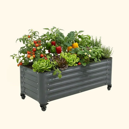 Product photo of rolling garden bed, 21 x 48 inches