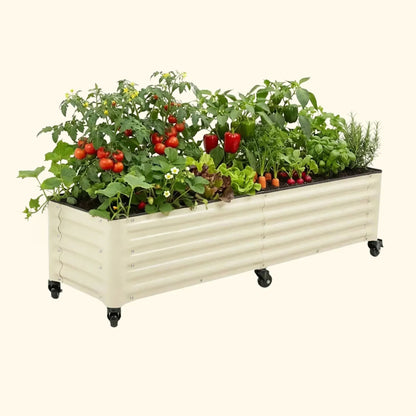 Product photo of rolling garden bed, 21 x 72 inches