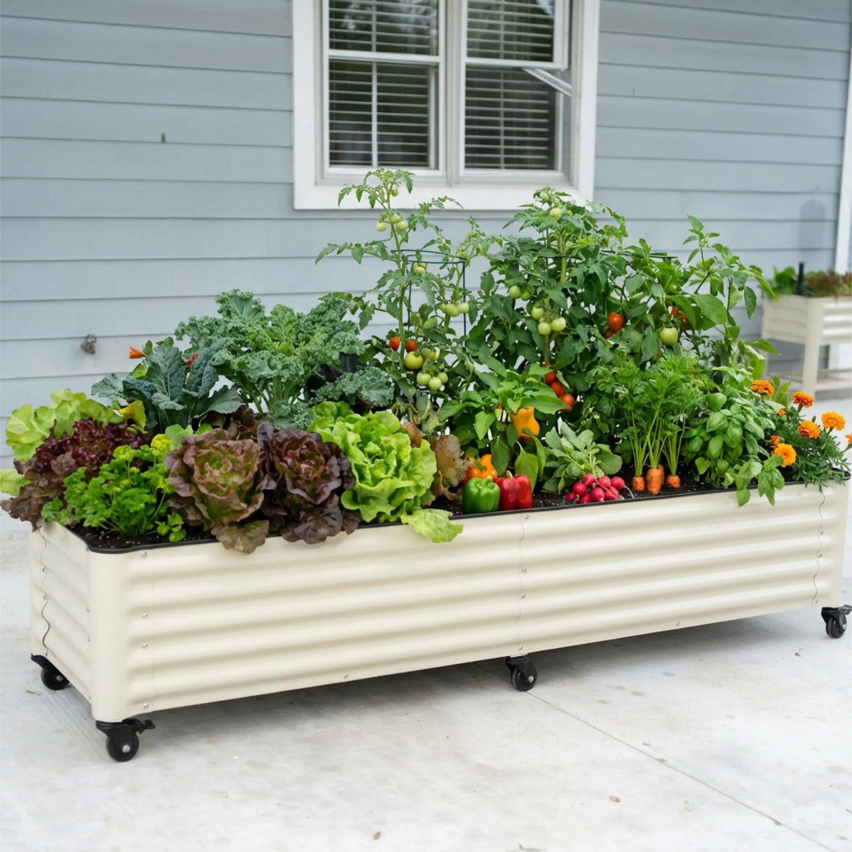 Product photo of rolling garden bed, 21 x 96 inches