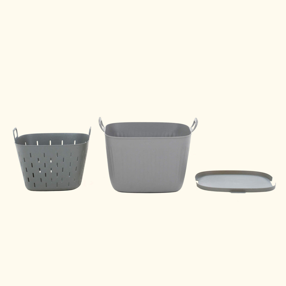 Product photo of 8-gallon garden tub, strainer and lid kit