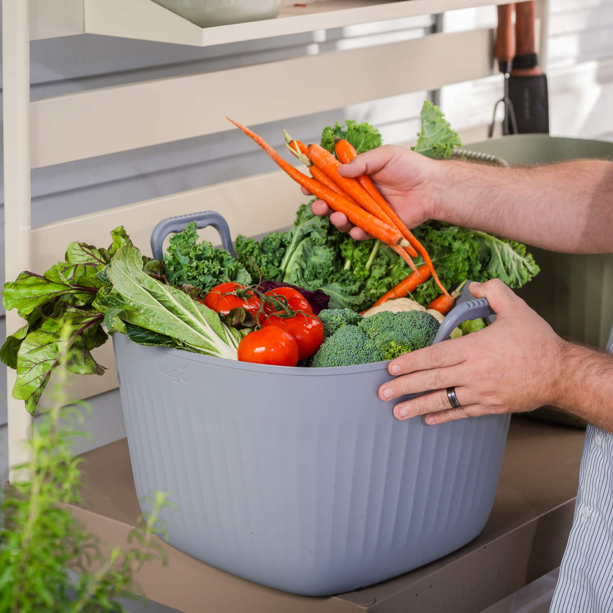 Product photo of 8-gallon garden utility tub