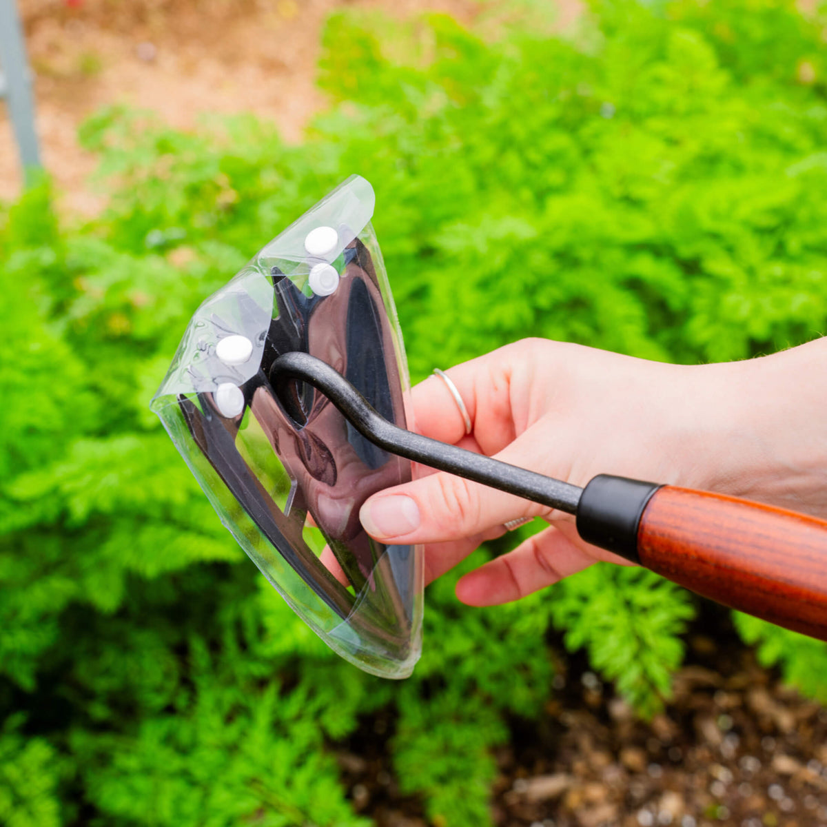 Product photo of long-handle garden bed hoe