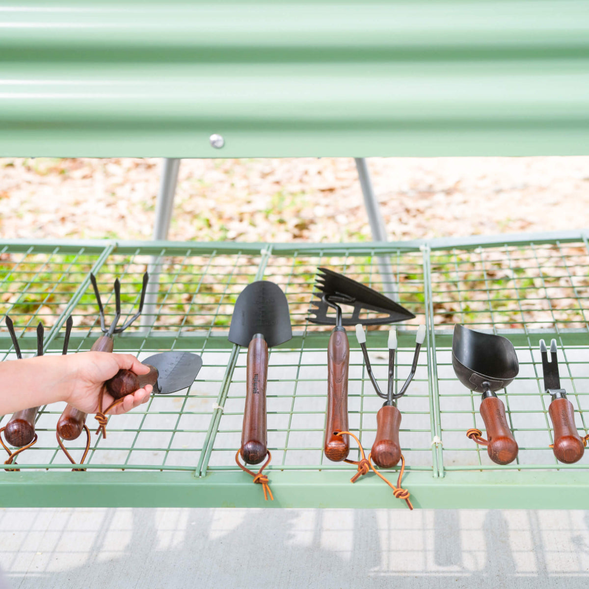 Product photo of long-handle garden bed hoe