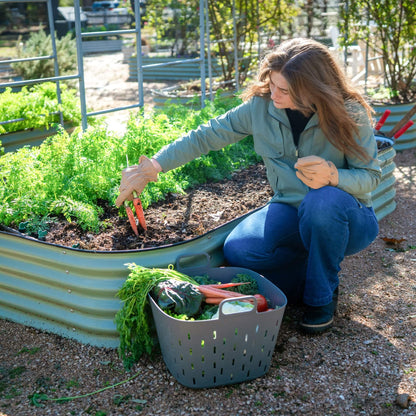 Product photo of 8-gallon garden strainer basket