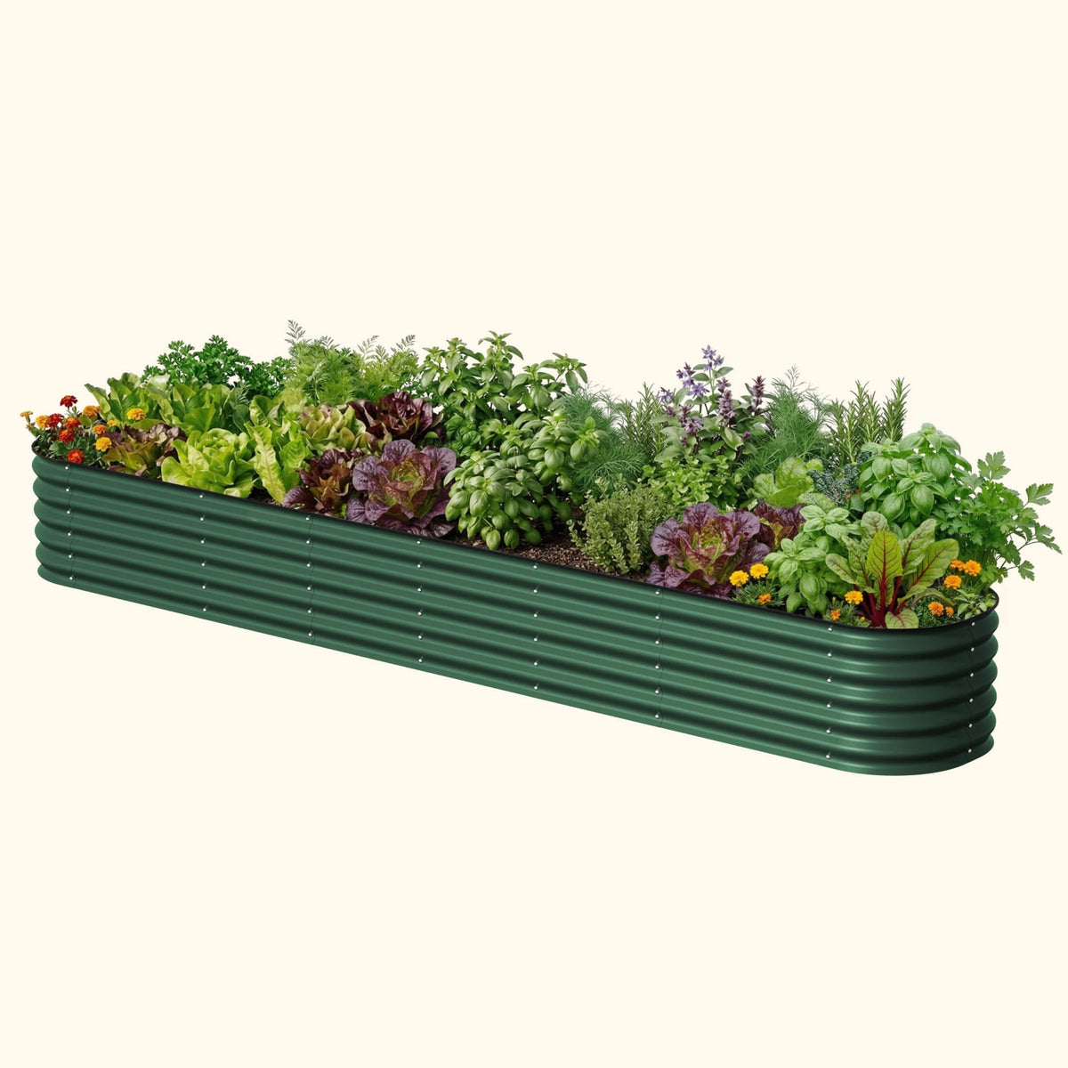 17-Inch-Tall Modular Metal Raised Bed