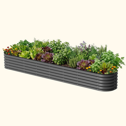 17-Inch-Tall Modular Metal Raised Bed