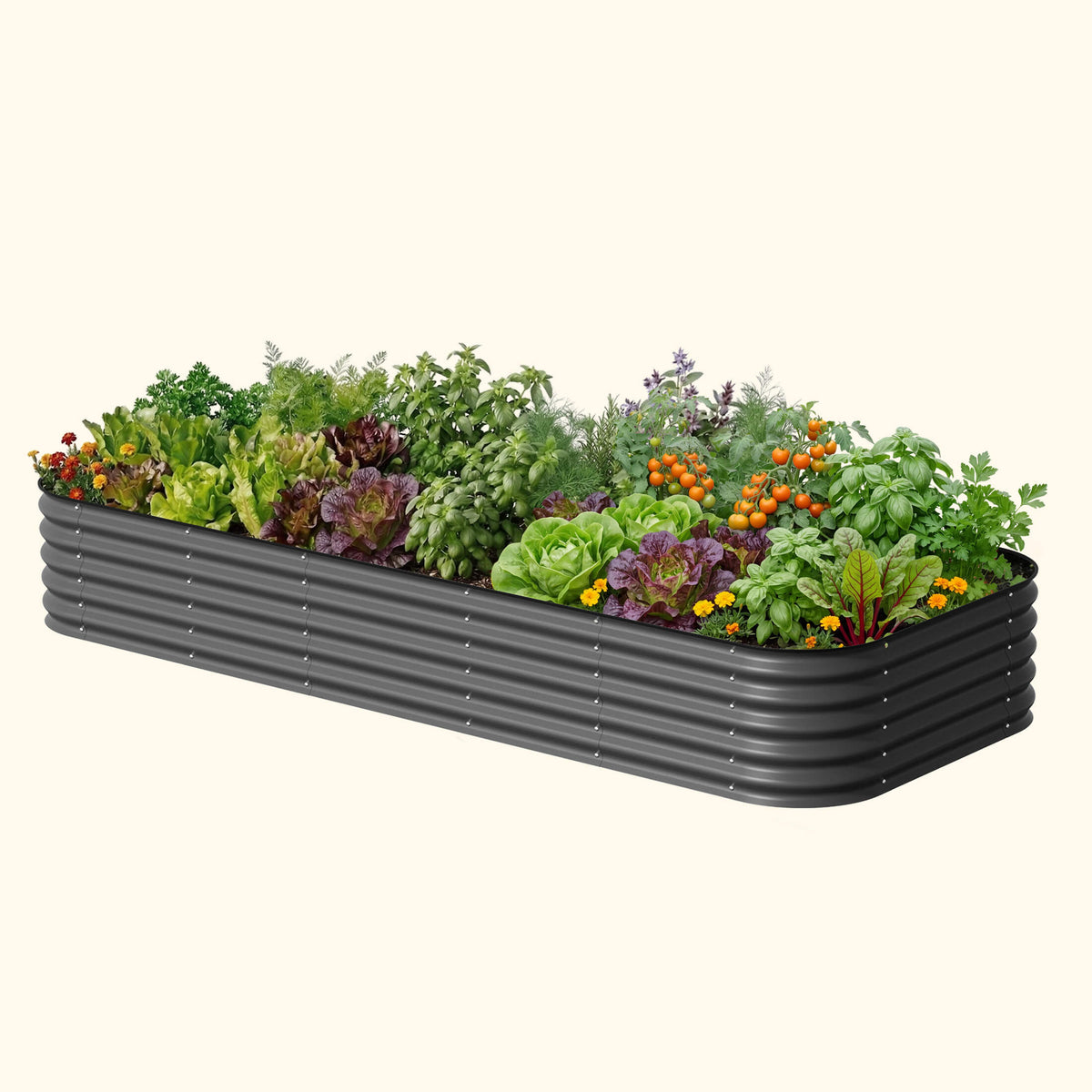 17-Inch-Tall Modular Metal Raised Bed