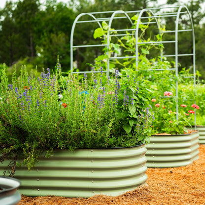 17-Inch-Tall Modular Metal Raised Bed