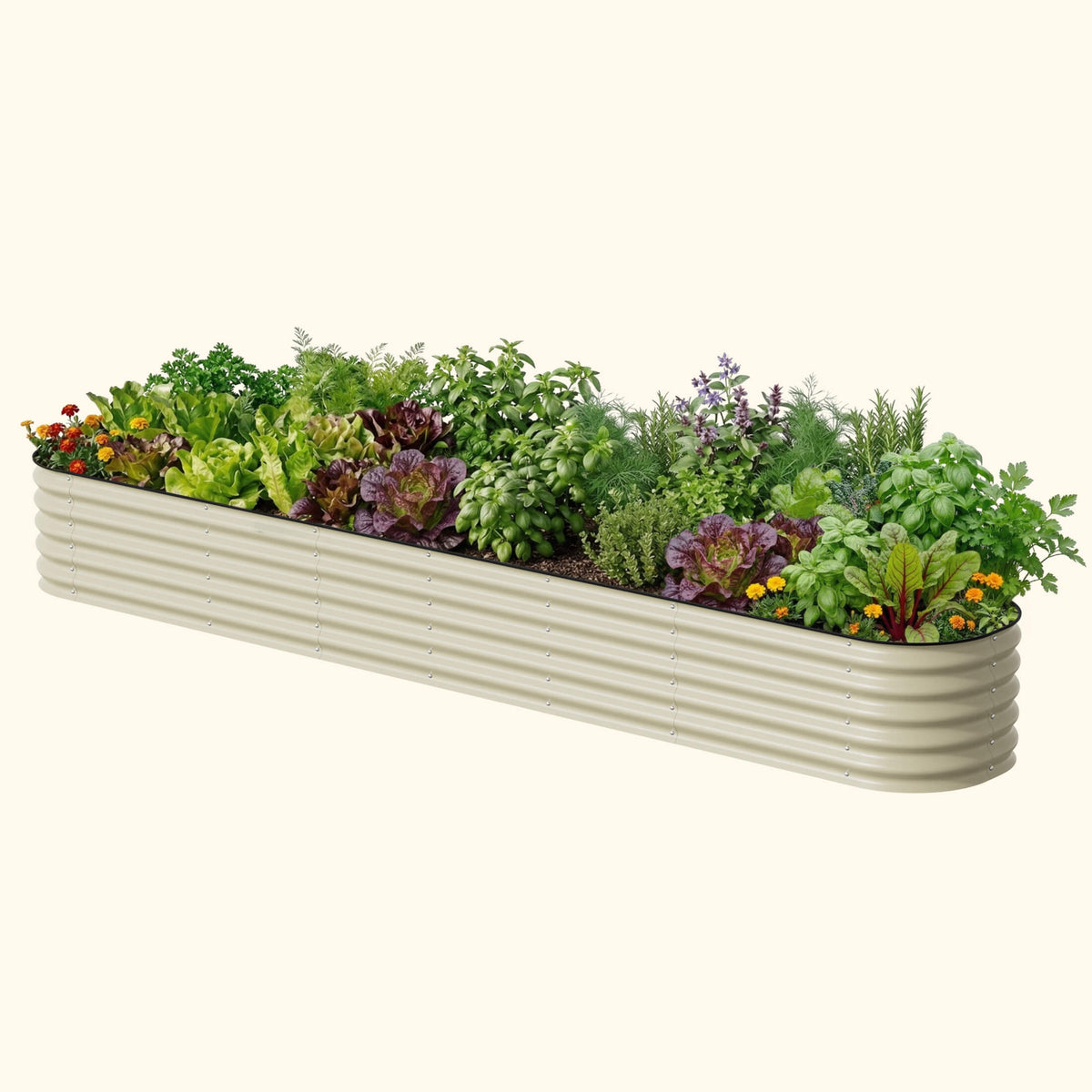 17-Inch-Tall Modular Metal Raised Bed