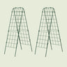 Adjustable A-Frame Trellis, 2 Pack on a soft green background