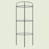 Adjustable Metal Trellis for Tomato Planter on a soft green background
