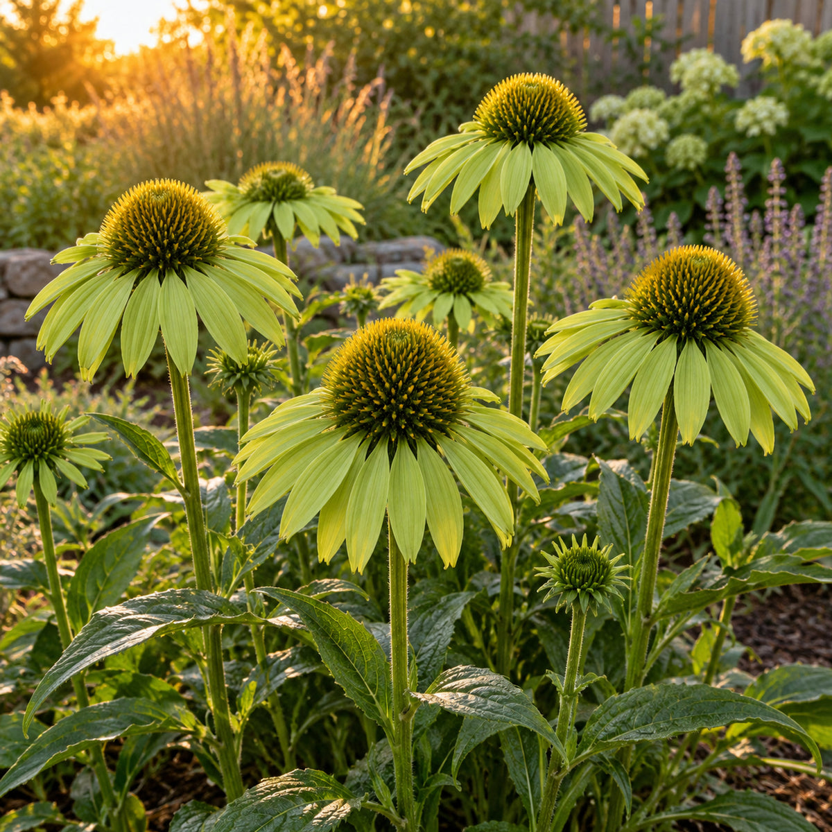 Alan's Pride Echinacea Seeds growing in a home garden