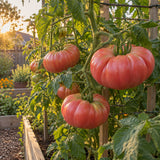 Big Brandy Pole Tomato Seeds growing in a home garden