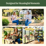 Product photo of outdoor bistro table and chairs
