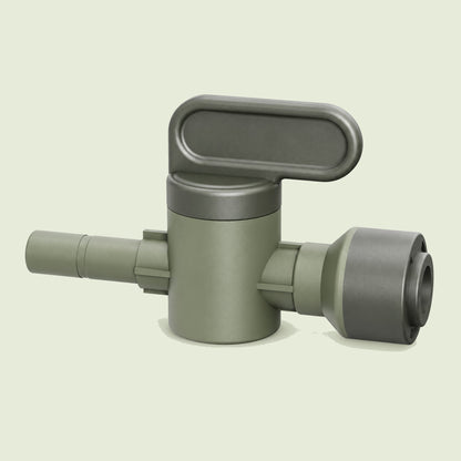 Branch Valve for Irrigation Lines on a soft green background