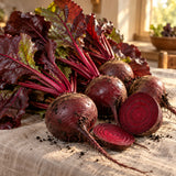 Bull's Blood Beet Seeds harvest up close