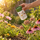 Butterfly Flower Mix Seed Shaker in use in a home garden
