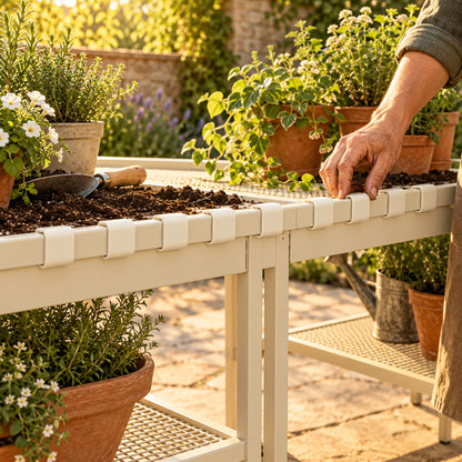 C-Clamps, Pack of 10 in use in a home garden