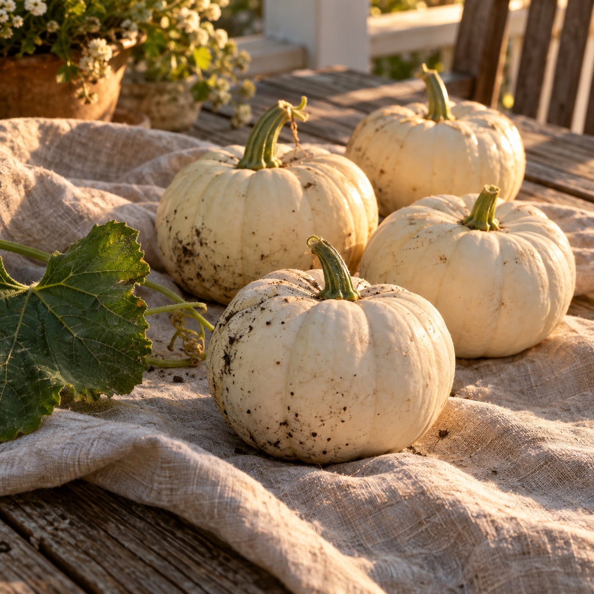 Casperita Pumpkin Seeds harvest up close