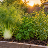 Chefs Herb Garden Seed Bundle growing in a home garden