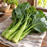 Chinese Broccoli / Kailaan Seeds harvest up close