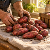 Clancy Potato Seeds harvest up close