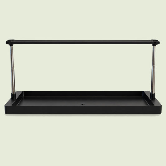 Countertop Grow Light With Tray on a soft green background