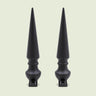 Decorative Greenhouse Finials, 2 Pack on a soft green background