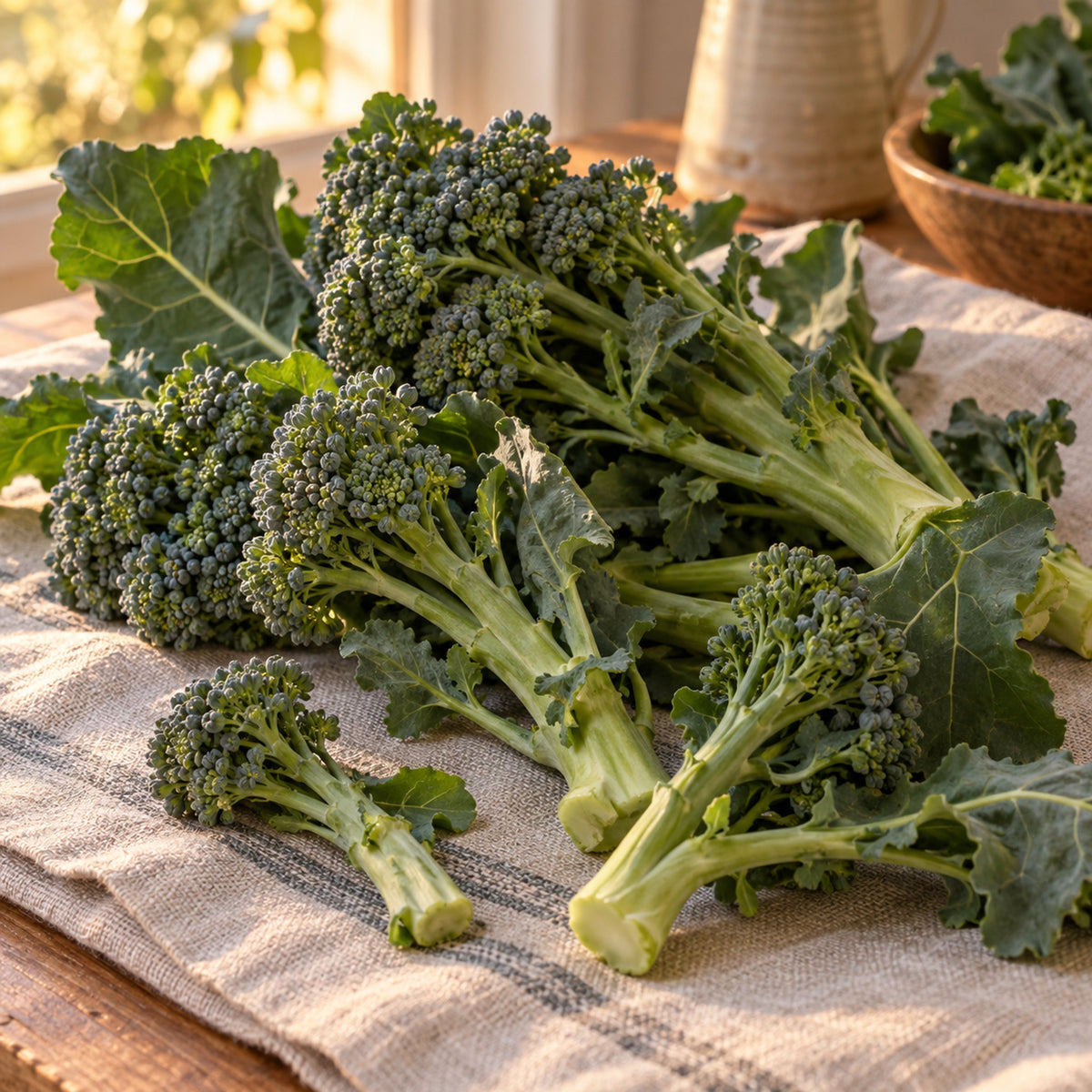 Di Cicco Broccoli Seeds harvest up close