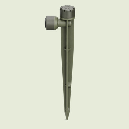 Eight-Stream Irrigation Sprinkler on a soft green background