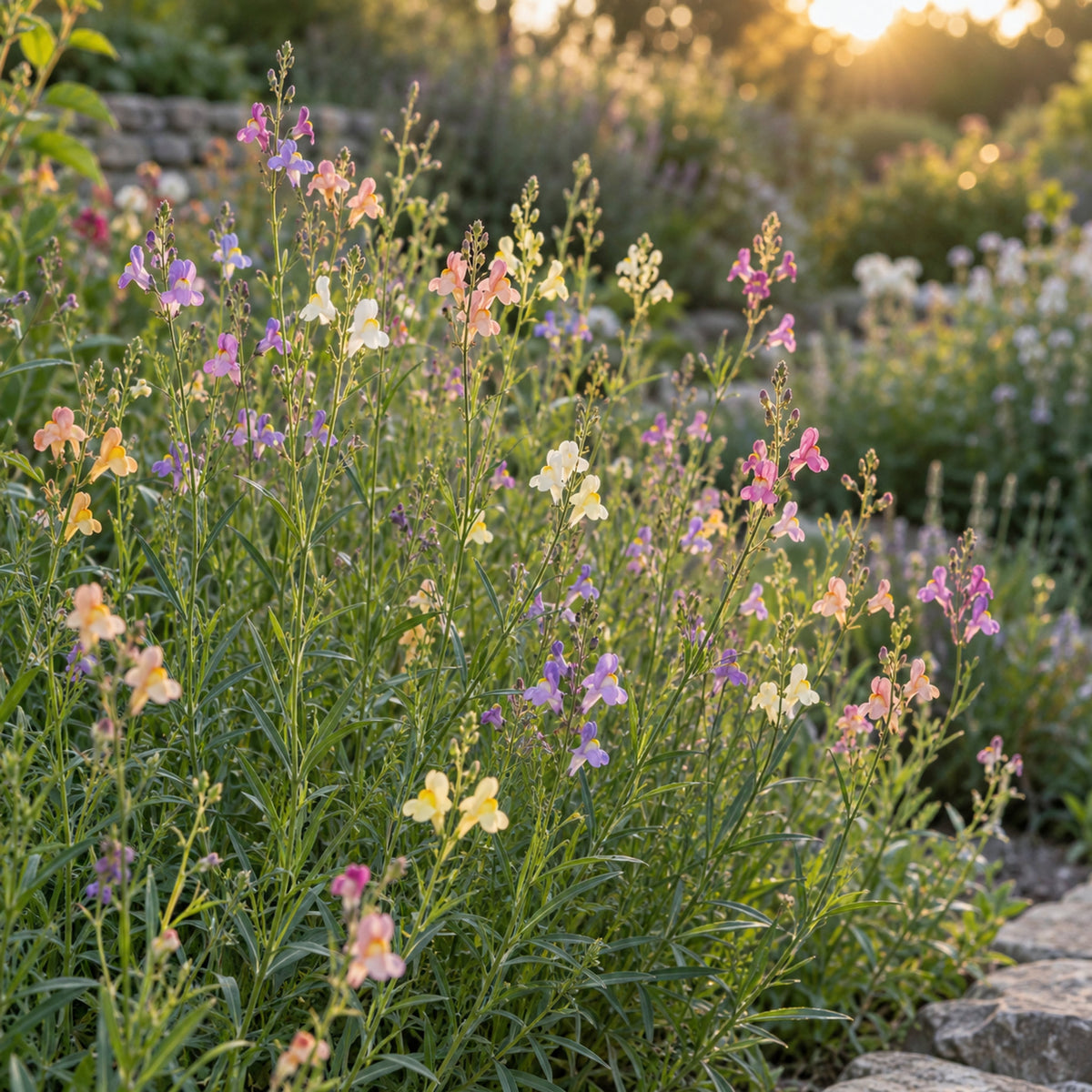 Fairy Bouquet Linaria Seeds growing in a home garden