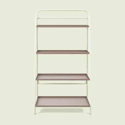 Four-Tier Plant Stand on a soft green background