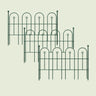 Garden Border Edging Fence, 3 Pack on a soft green background