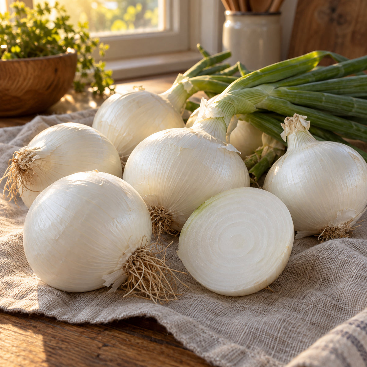 Gladstone Onion Seeds harvest up close