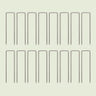 Ground Stakes for Row Cloches, 16 Pack on a soft green background