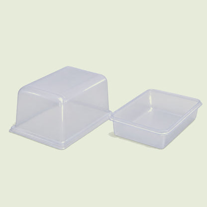 Humidity Domes And Bottom Trays on a soft green background