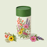 Hummingbird Flower Mix Seed Shaker on a soft green background