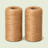 Jute Garden Twine, 2 Pack on a soft green background
