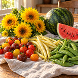 Kids First Garden Seed Bundle harvest up close