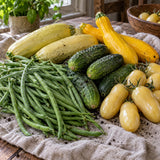 Kitchen Garden Harvest Seed Bundle harvest up close