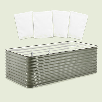 Kitchen Garnish Raised Bed Bundle on a soft green background