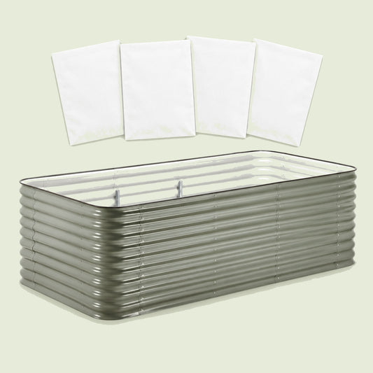 Kitchen Garnish Raised Bed Bundle on a soft green background