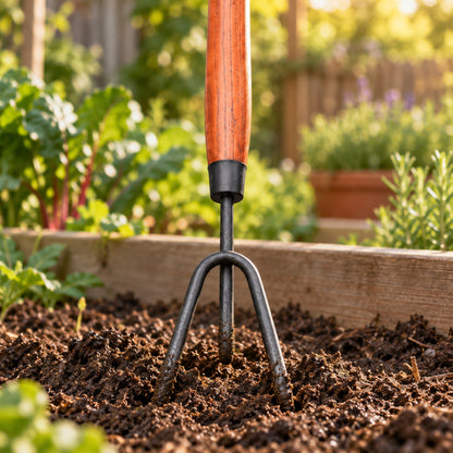 Long-Handle Garden Bed Cultivator detail