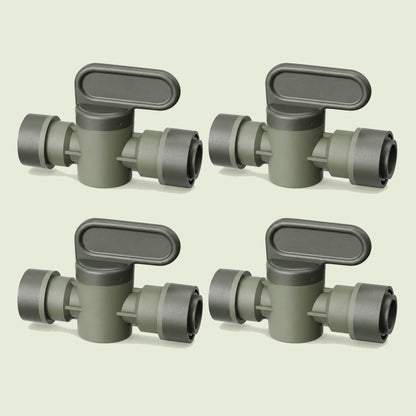 Main Shutoff Valve for Irrigation Lines on a soft green background