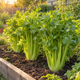 Merengo Celery Seeds growing in a home garden