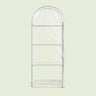 Mesh Cover and Trellis for 21 x 24 Inch Planter on a soft green background