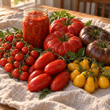 Mixed Vegetable And Flower Seed Bundle harvest up close