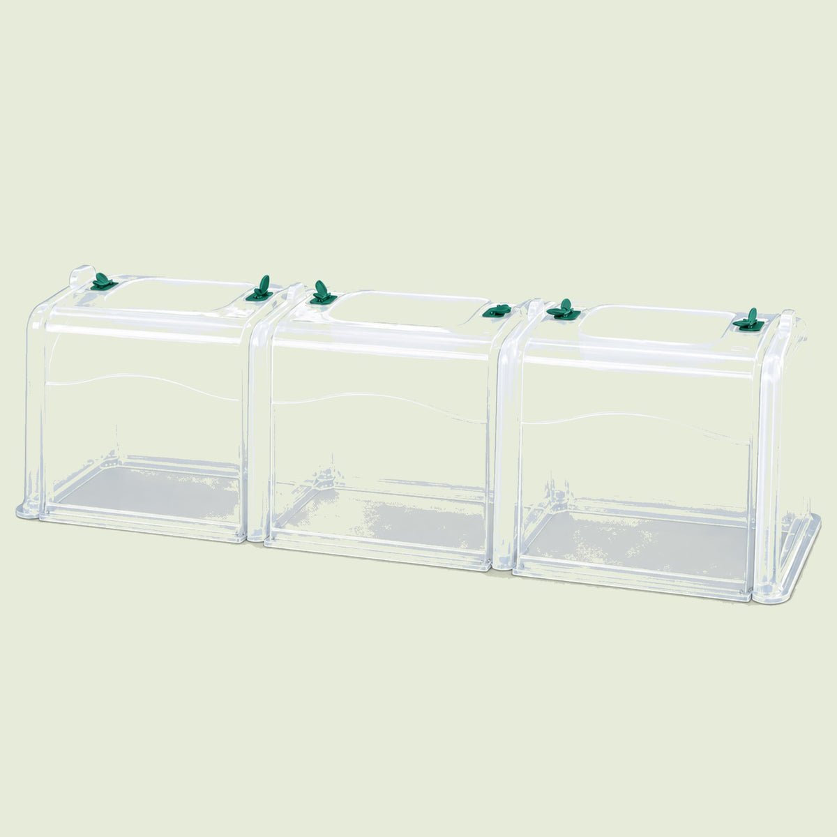 Modular Row Cloche Kit on a soft green background