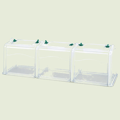 Modular Row Cloche Kit on a soft green background